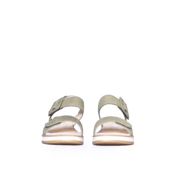 Caprice - 9-28753 - Groen nubuck sandaal - Afbeelding 4