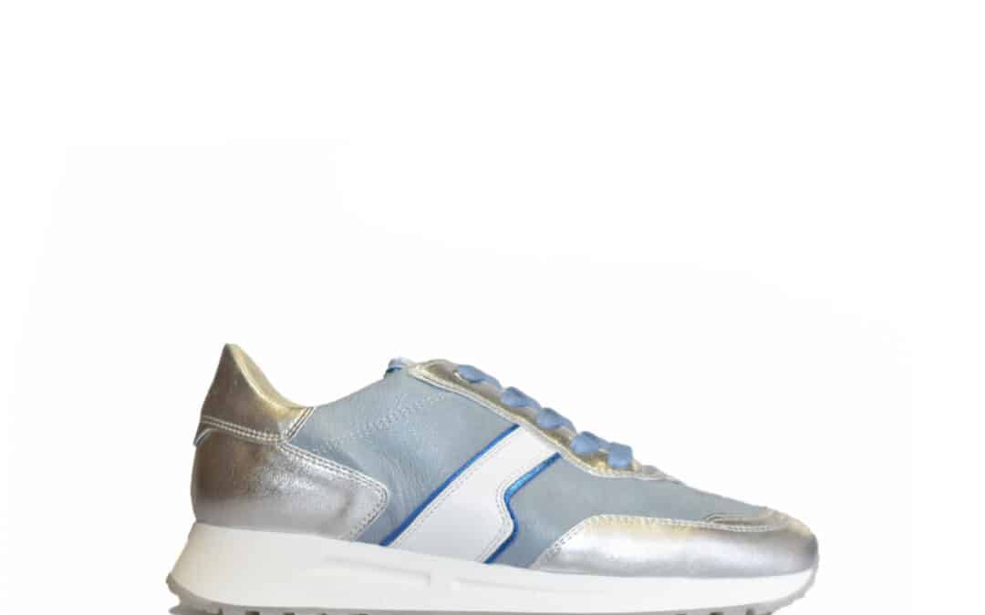 DL Sport – 6203 – Zilver blauw sneaker voor dames