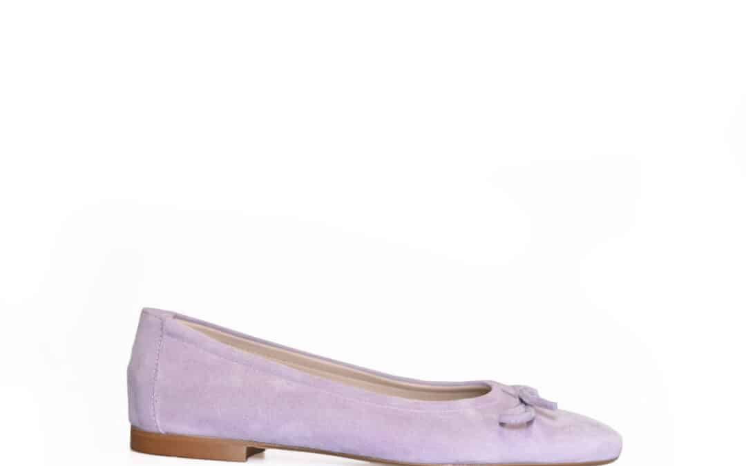 Antonio Paolo – Elias lila suede ballerina