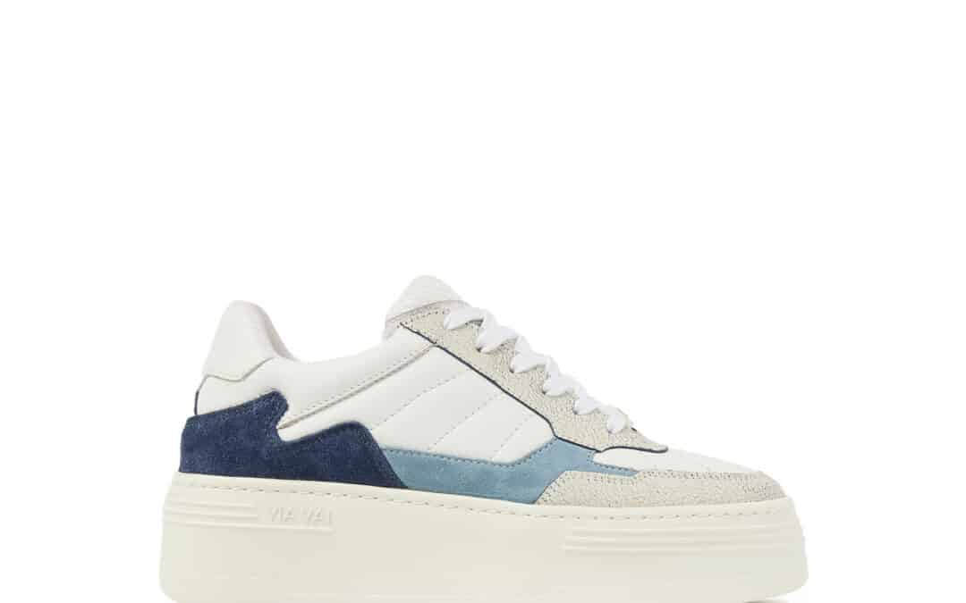 VIA VAI – 62052 – Isa ginger wit blauw sneaker