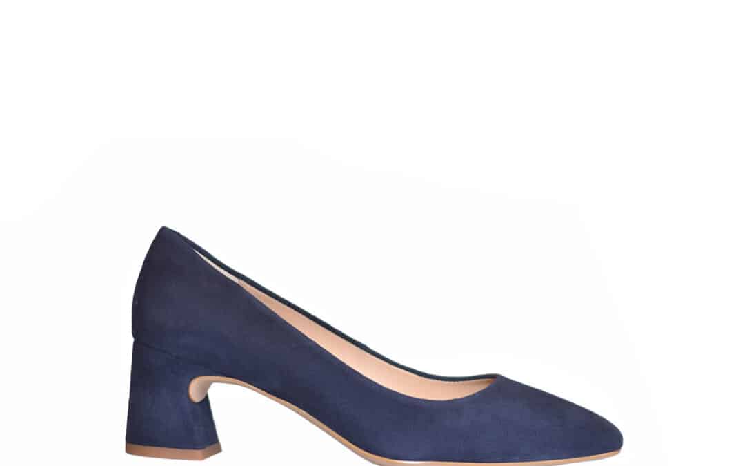 Unisa – Lesat donkerblauw (ocean) suede pump