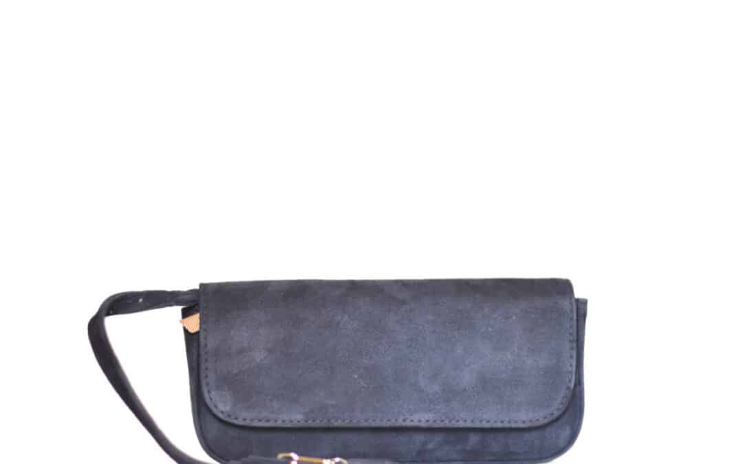 Unisa – Zdreamin donkerblauw (ocean) suede tas