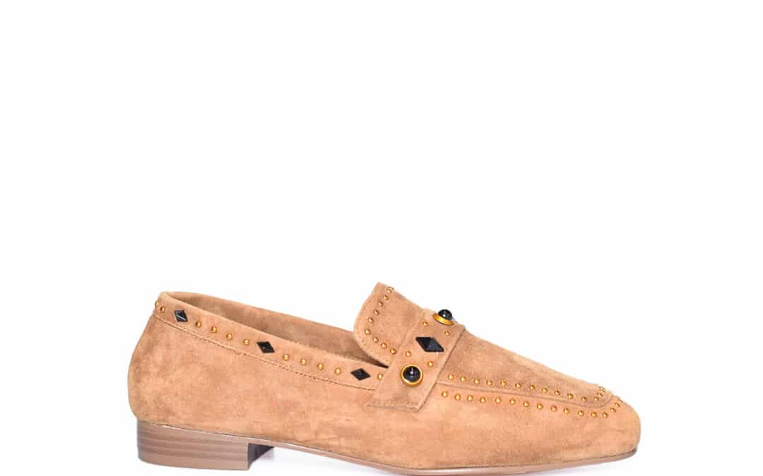 Toral – Suzanna camel suede instapper