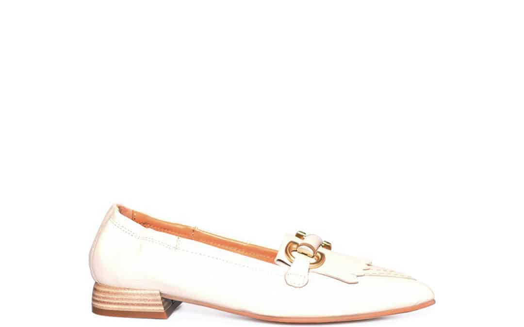 MJUS – T98102 – Beige leer instapper