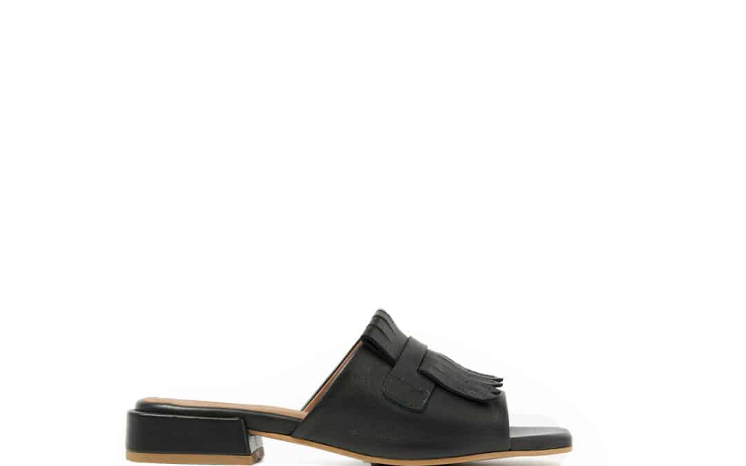 Via vai – 62036 – Gigi randy zwart leren slipper