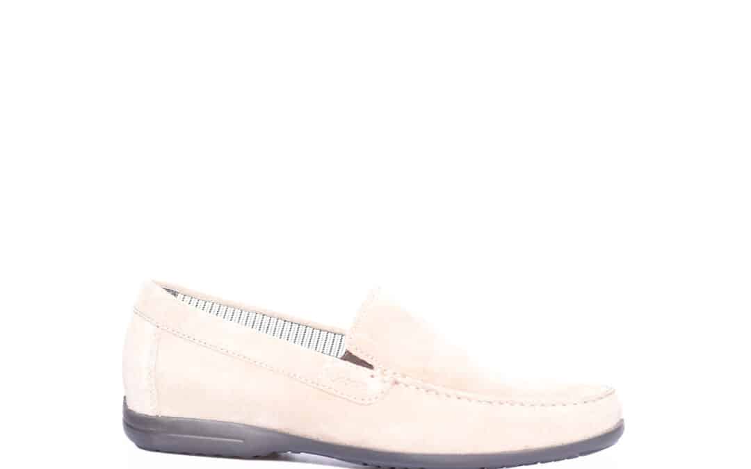 Sioux – Giumelo beige suede mocassin