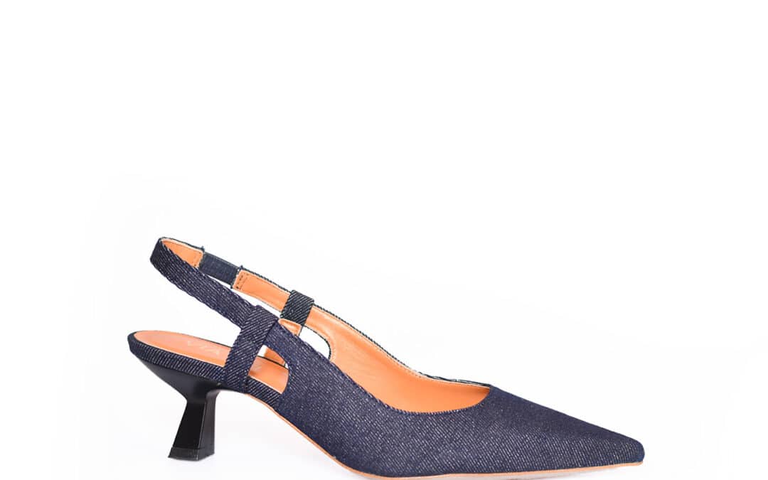 Via Vai – Suzy Aliya blauw denim slingback
