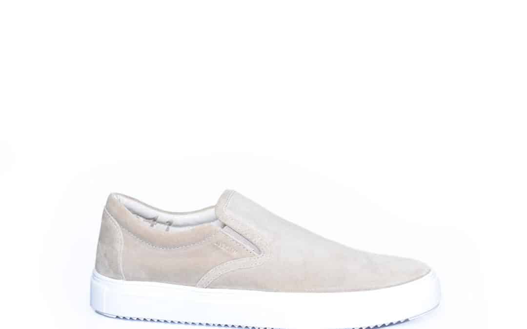 Blackstone – BG 140 Connor beige (lemon pepper) suede instapper
