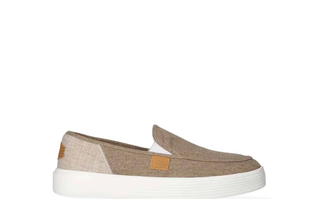 Hey Dude – Sunapee craft olive linnen instapper