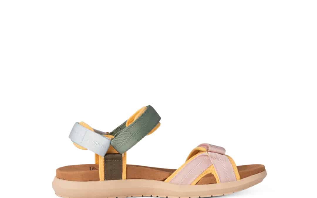 Woden – Line Lite – Algae multi color sandaal