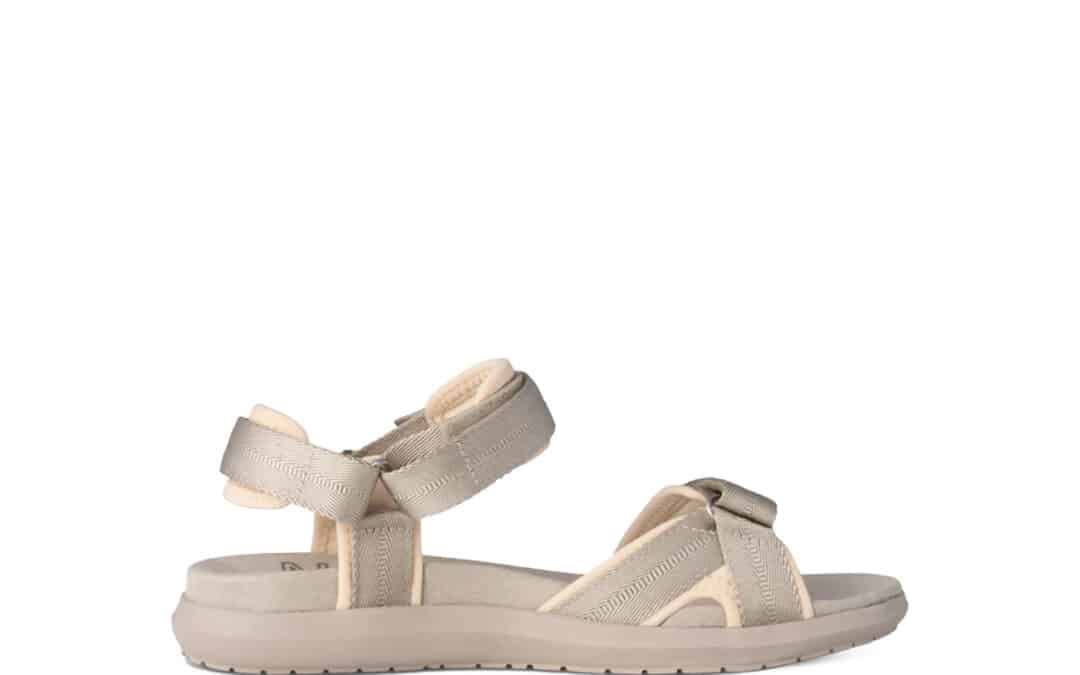 Woden – Line lite – Silver lining sandaal
