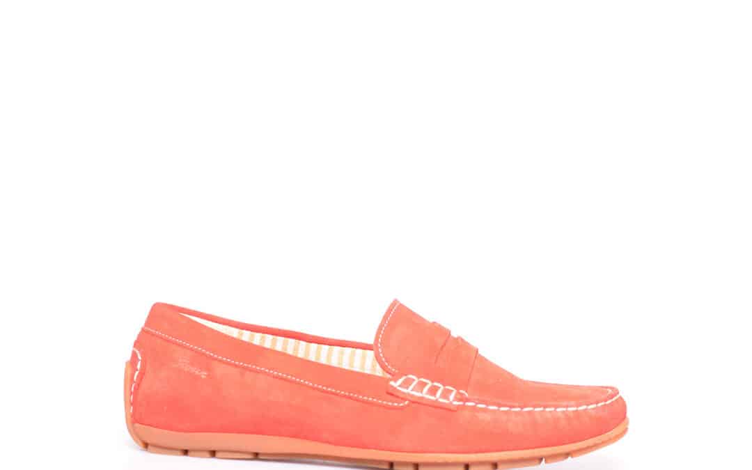 Sioux – Carmona rood suede mocassin