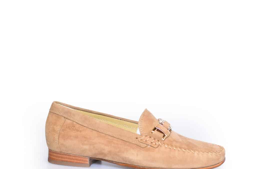 Sioux – Cambria camel suede mocassin