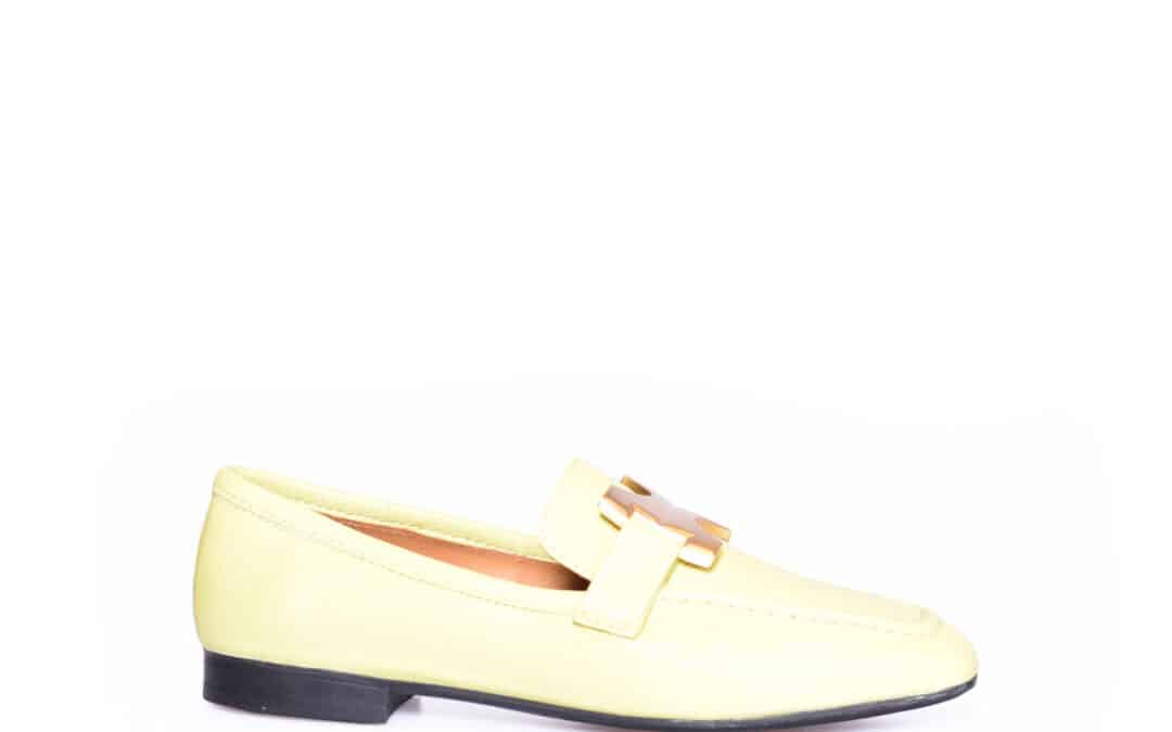 MJUS – T85102 – Lime leer mocassin