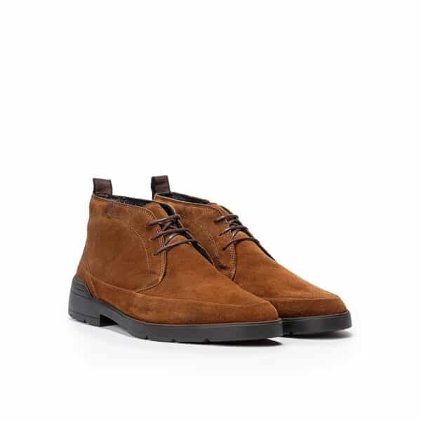 Floris van Bommel - De Venker 01.05 Cognac suede veterboot - Afbeelding 2