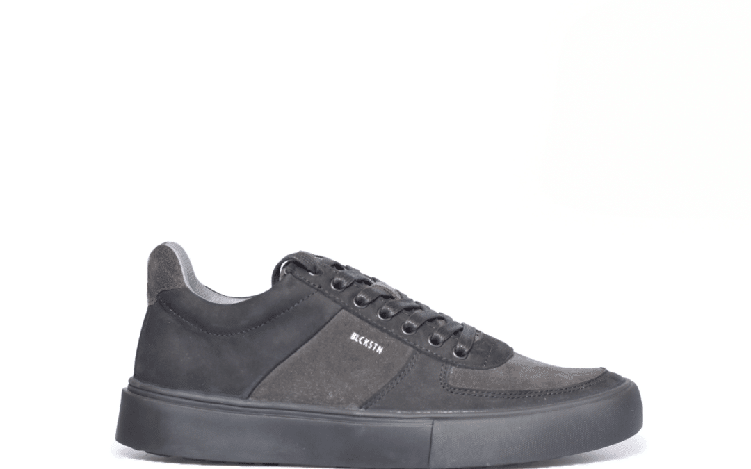 Blackstone – CG177 Crag Ragner – Zwart – Bruin combi sneaker