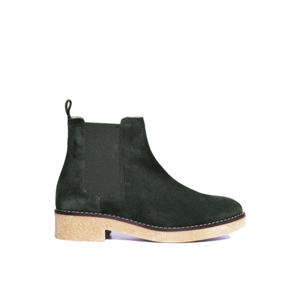 Unisa - Etiope - Groen suede chelsea laarsje