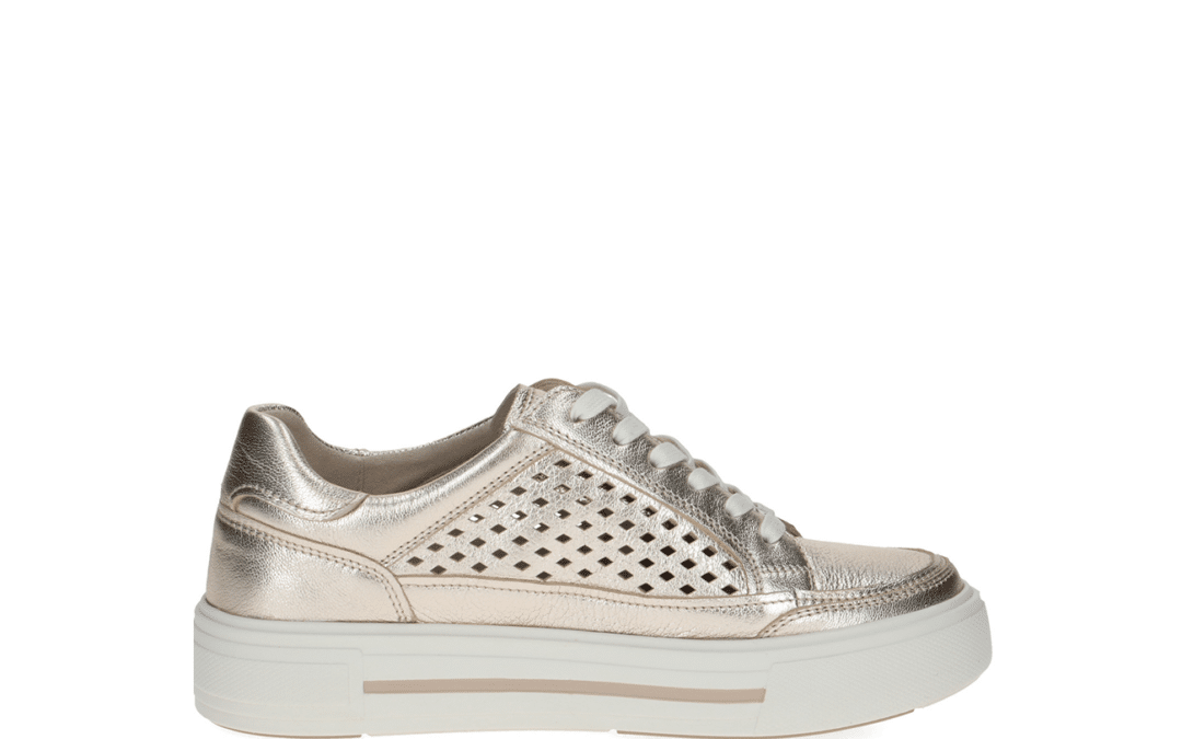 Caprice – 9-23719-44 – Goud leer sneaker