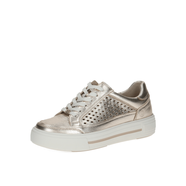 Caprice - 9-24719-44 - Goud leer sneaker - Afbeelding 2