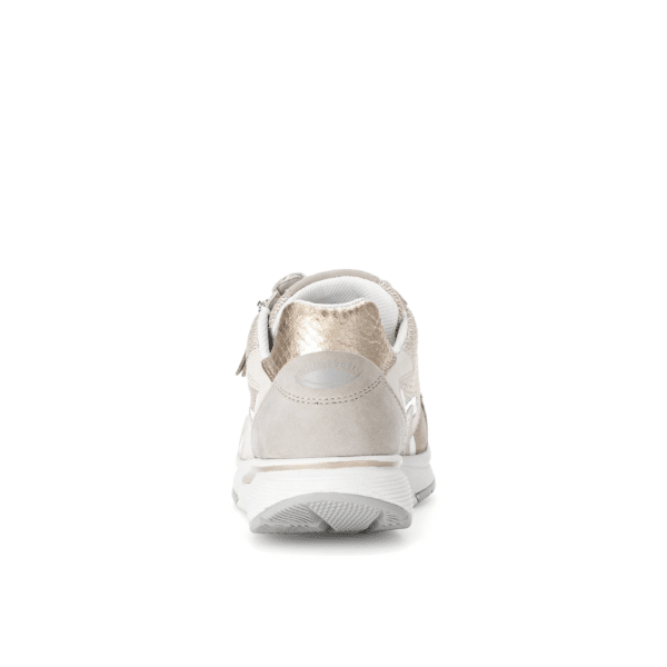 Gabor - 66.878.33 Beige leer combi sneaker - Afbeelding 2