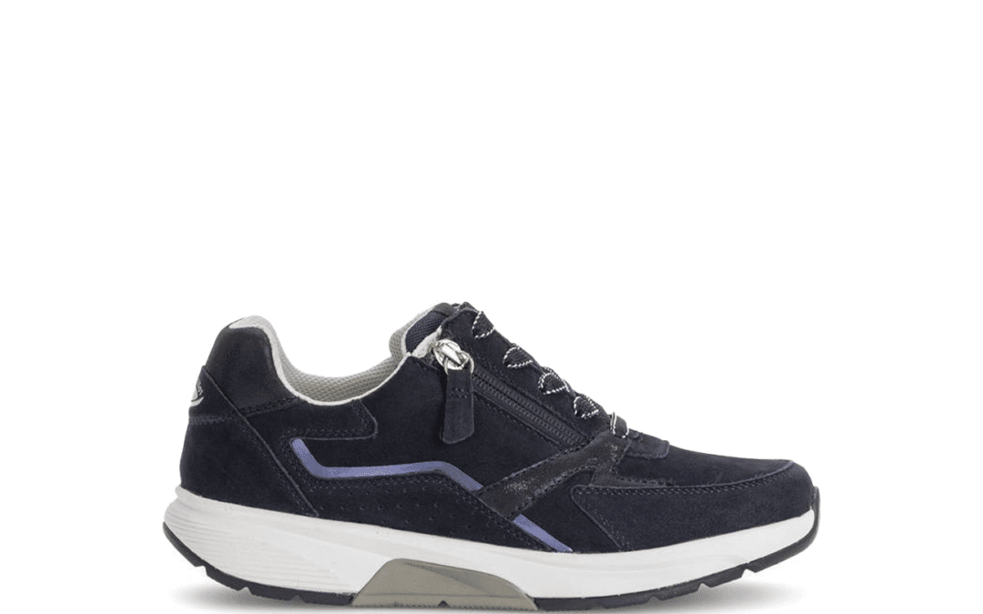 Gabor – 66.878.36 – Donkerblauw nubuck sneaker