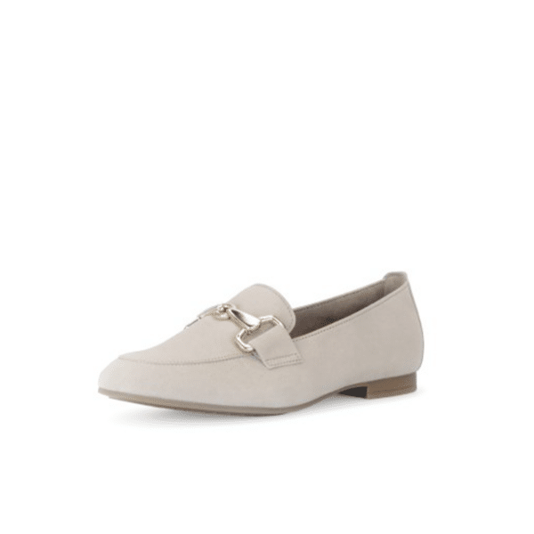 Gabor - 65.211.12 - Beige suede instapper - Afbeelding 2