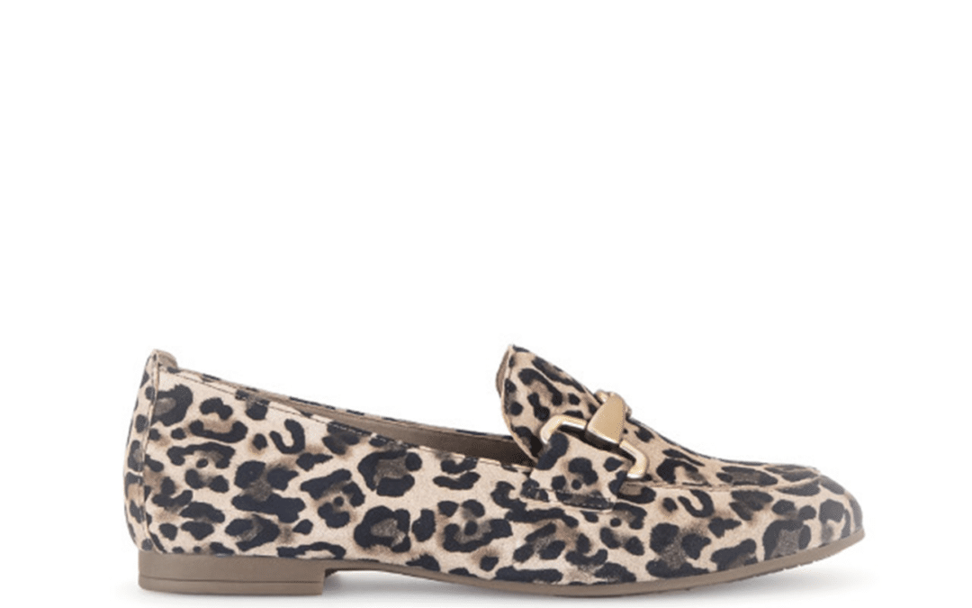 Gabor – 65.211.32 – Leopard suede instapper