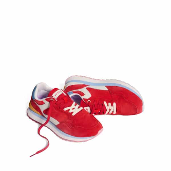 The Hoff Brand - Rubeus woman Rood suede sneaker - Afbeelding 2