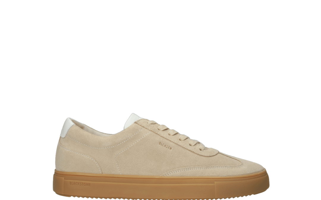 Blackstone – DG517 – Slate harper – Zand suede sneaker