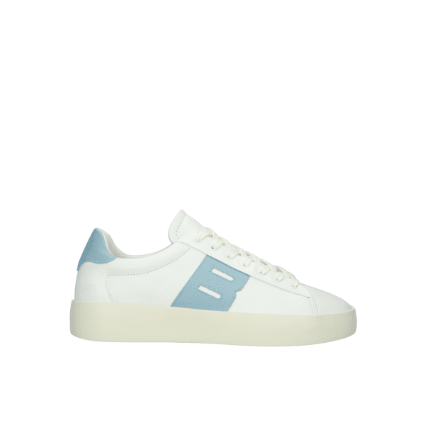 Blackstone - DL447 - Skarn ray - Wit bleu leer sneaker