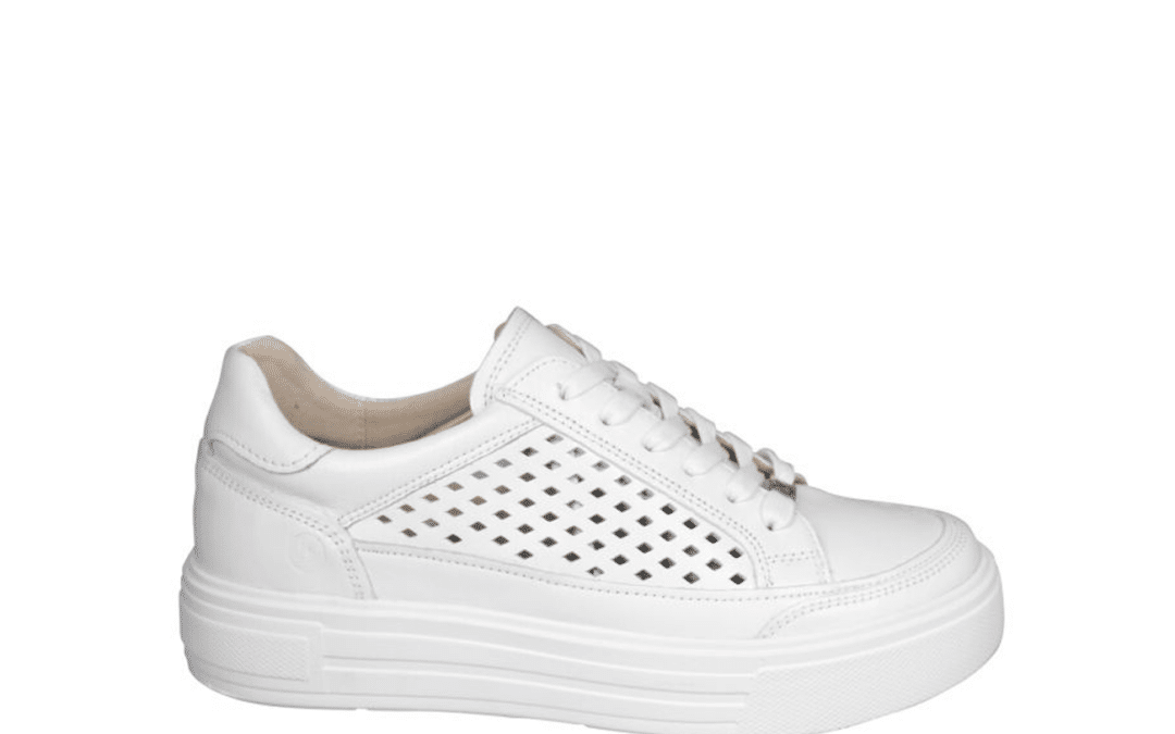 Caprice – 9-23719-44 – Wit leer sneaker