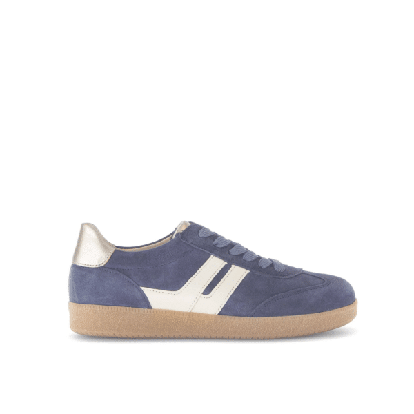 Gabor 63.300.16 Jeans blauw suede sneaker