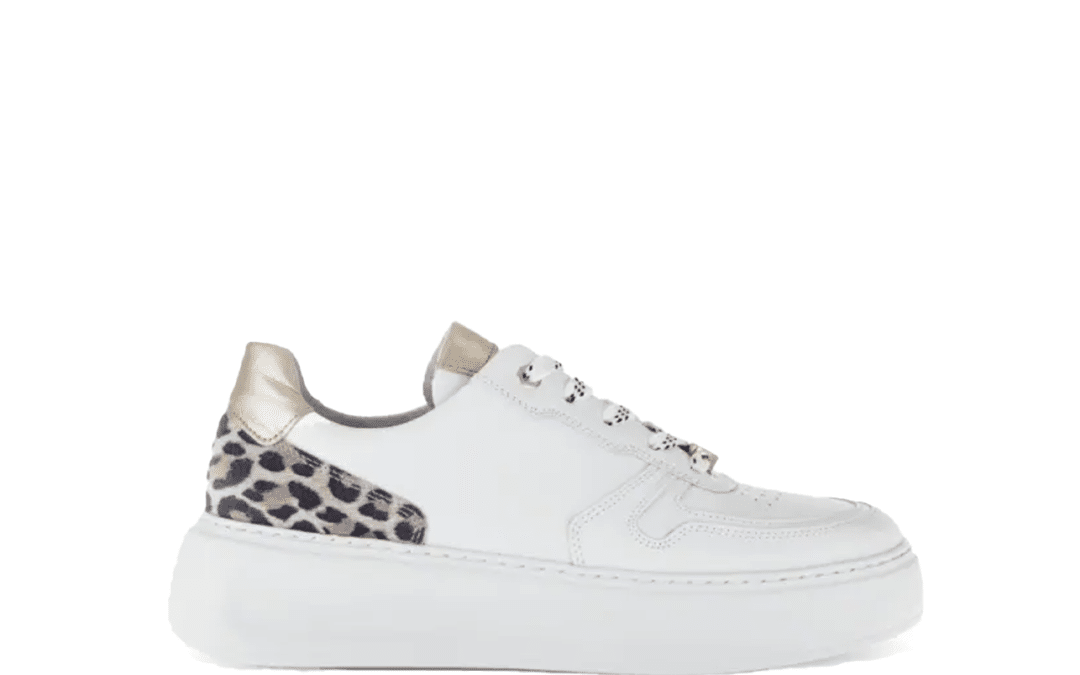 Gabor 66.485.52 Wit leer sneaker