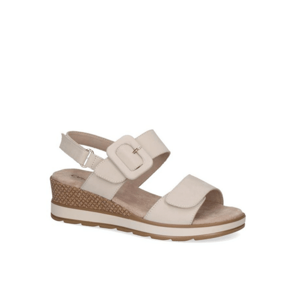 Caprice - 9-28753-42 - Beige nubuck sandaal - Afbeelding 2