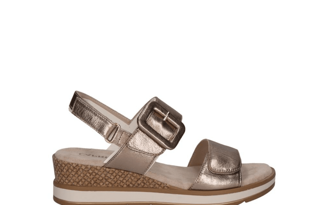 Caprice – 9-28753-42 – Taupe metallic sandaal