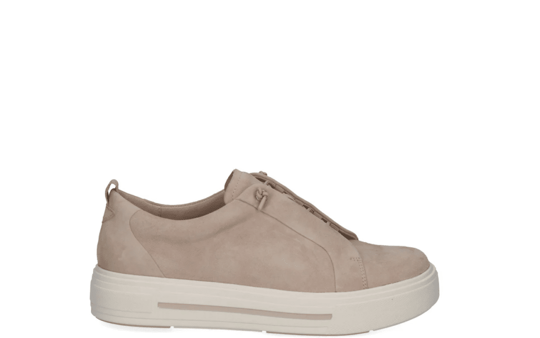 Caprice – 9-23709-44 – Zand suede instap sneaker