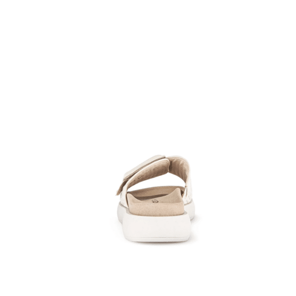 Gabor - 63.754.42 - Beige leer - raffia slipper - Afbeelding 3