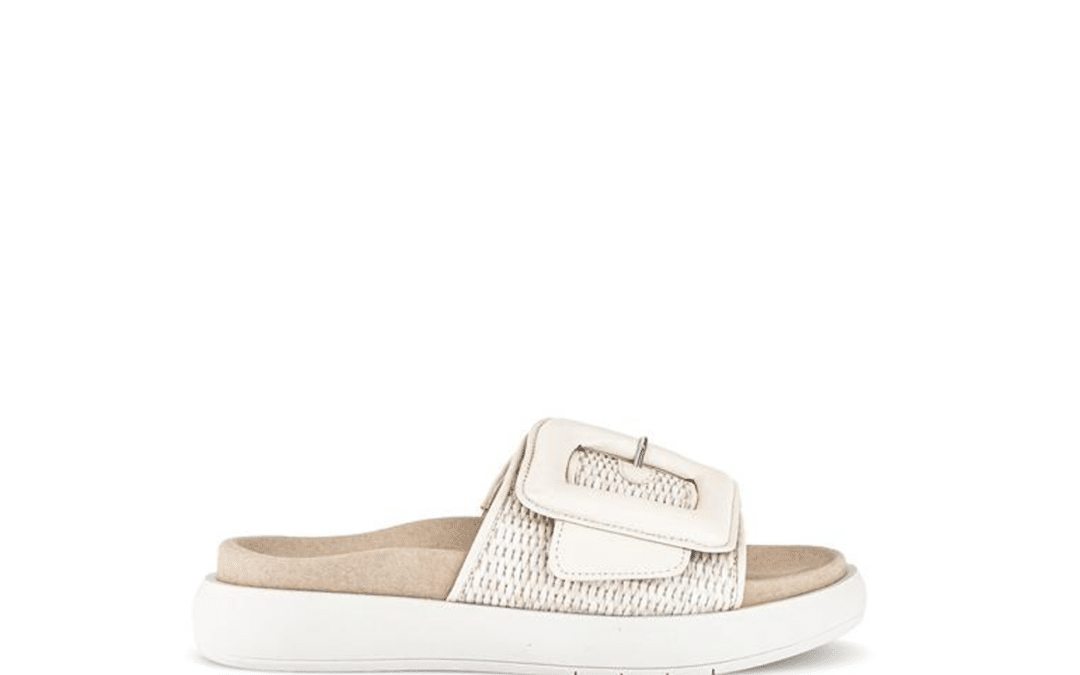 Gabor – 63.754.42 – Beige leer – raffia slipper