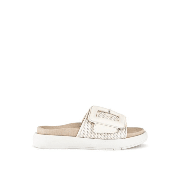 Gabor - 63.754.42 - Beige leer - raffia slipper