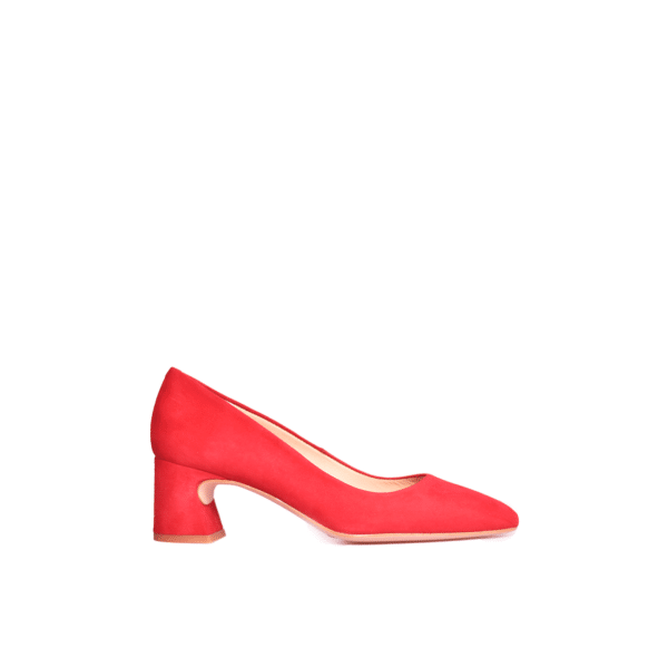 Unisa - Lesat - Rood chili suede pump