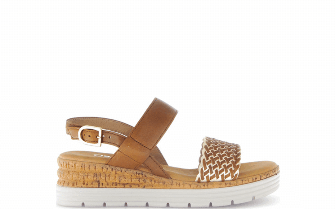 Gabor – 62.705.54 – Bruin leer combi sandaal
