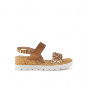 Gabor - 62.705.54 - Bruin leer combi sandaal