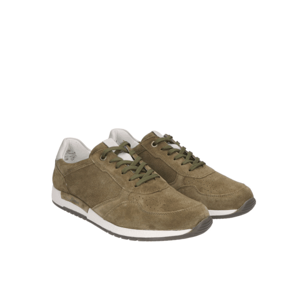 Sioux - Rojaro-718 - Groen jungle suede sneaker - Afbeelding 2
