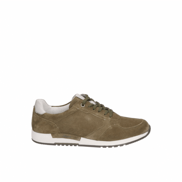 Sioux - Rojaro-718 - Groen jungle suede sneaker