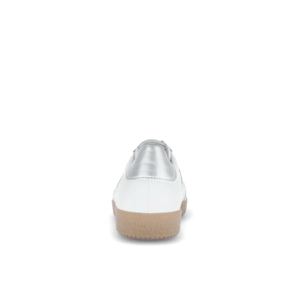 Gabor - 63.300.20 - Wit - Zilver leer sneaker - Afbeelding 2