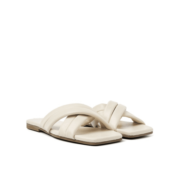 Via vai - 62245 Kiki Lot - Beige leer slippers - Afbeelding 2