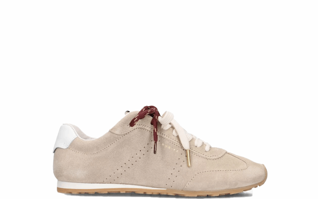 Nubikk – Billy Lou – Beige suede sneaker