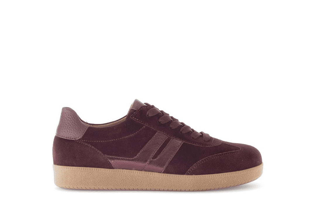 Gabor – 73.300.15 – Bordeaux – mulberry suede sneaker