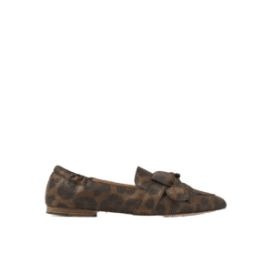 Via vai - Lola Rayne - 62040-07 - Bruin - zwart luipaardprint loafers