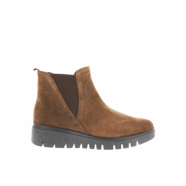 Gabor - 72.061.42 - Middenbruin whiskey suede chelsea enkellaars